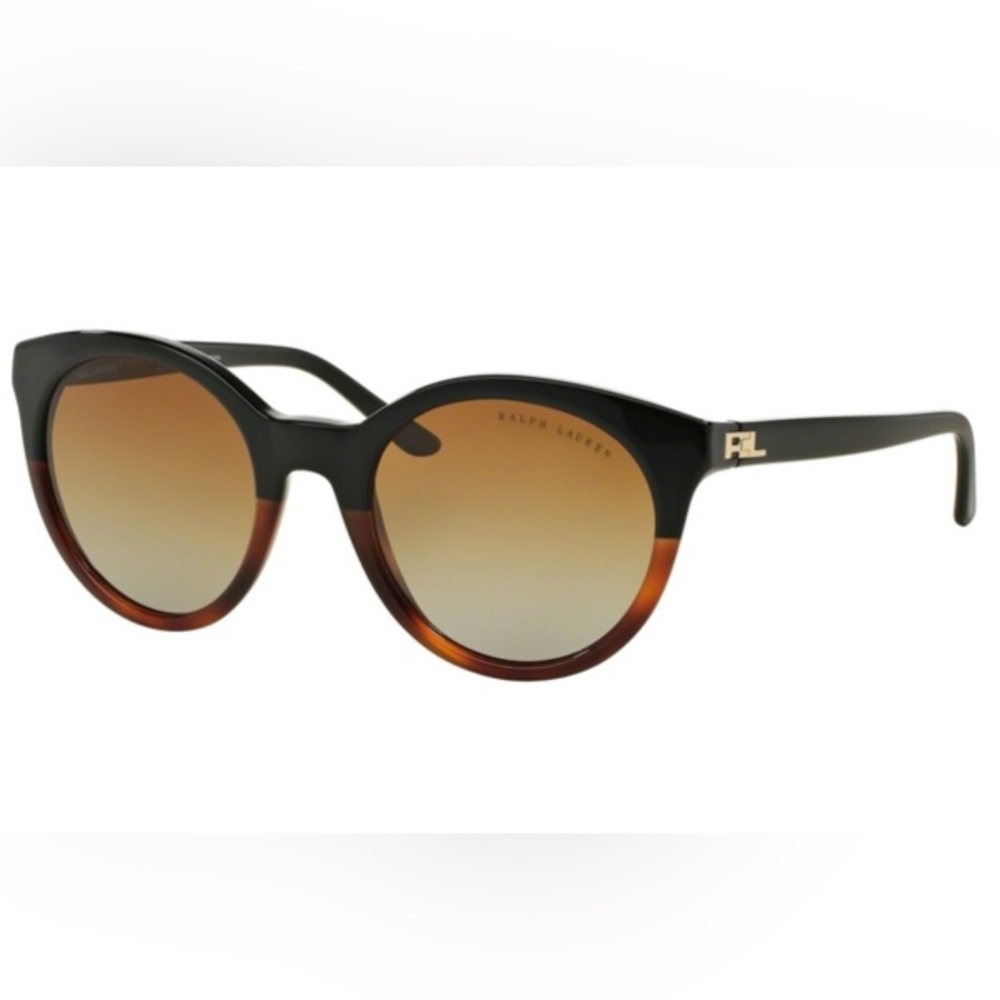 Ralph Lauren Women's Black and Tan Sunglasses Collectors Item